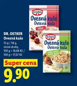 Lidl Dr. Oetker Ovesná kaše nabídka