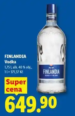 Lidl Finlandia Vodka nabídka