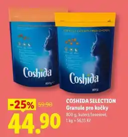 Lidl COSHIDA SELECTION Granule pro kočky nabídka