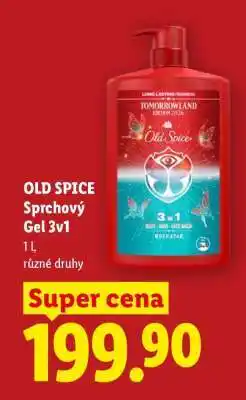 Lidl OLD SPICE SPRCHOVÝ GEL 3V1 nabídka