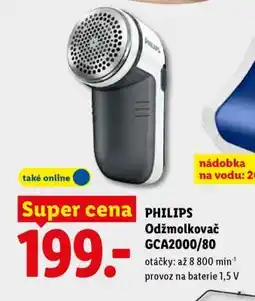 Lidl PHILIPS Odžmolkovač GCA2000/80 nabídka