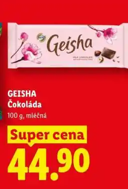 Lidl Geisha čokoláda nabídka