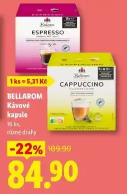 Lidl BELLAROM KÁVOVÉ KAPSLE nabídka