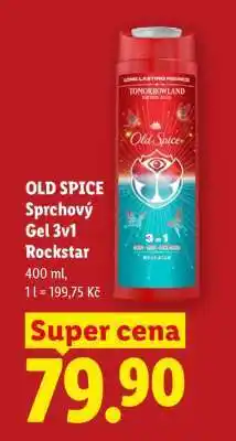 Lidl OLD SPICE Sprchový Gel 3v1 Rockstar nabídka