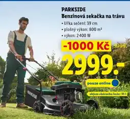 Lidl PARKSIDE Benzínová sekačka na trávu nabídka