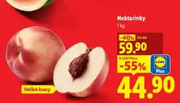 Lidl Nektarinky nabídka
