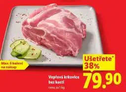 Lidl Vepřová krkovice bez kosti nabídka