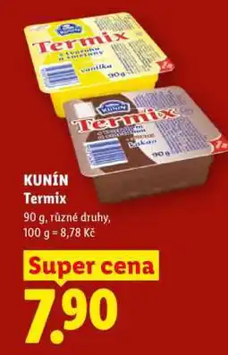 Lidl Kunín Termix nabídka