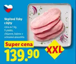 Lidl Vepřové řízky z kýty nabídka