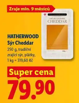 Lidl HATHERWOOD Sýr Cheddar nabídka