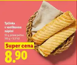 Lidl Tyčinka s vanilkovou náplní nabídka