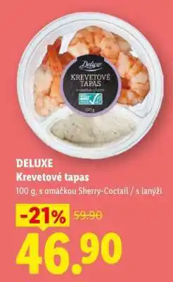 Lidl DELUXE KREVETOVÉ TAPAS nabídka