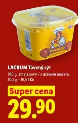 Lidl LACRUM Tavený sýr nabídka