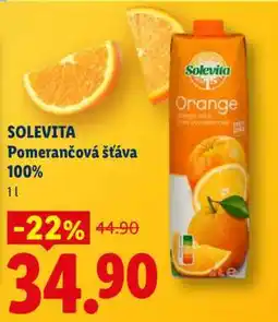 Lidl Solevita POMERANČOVÁ ŠŤÁVA 100% nabídka