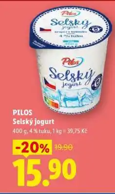 Lidl PILOS Selský jogurt nabídka