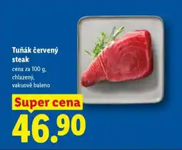 Lidl Tuňák červený steak nabídka
