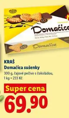 Lidl KRAŠ Domaćica sušenky nabídka