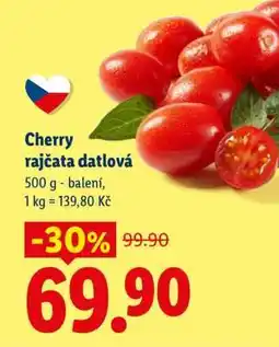 Lidl CHERRY RAJČATA DATLOVÁ nabídka