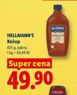 Lidl Hellmann’s kečup nabídka