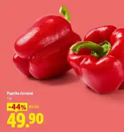 Lidl Paprika červená nabídka
