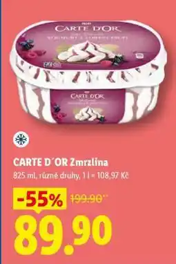 Lidl Carte d’Or Zmrzlina nabídka