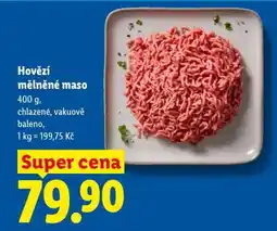 Lidl Hovězí mleté maso nabídka