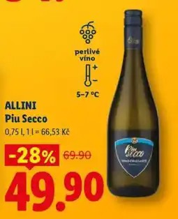Lidl ALLINI Piu Secco nabídka