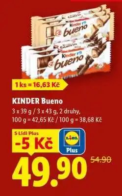 Lidl KINDER BUENO nabídka