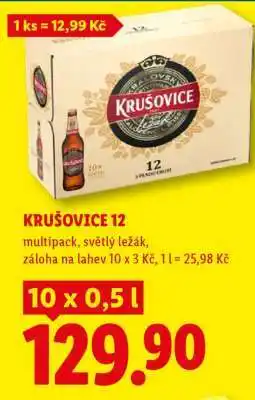 Lidl Krušovice 12 nabídka
