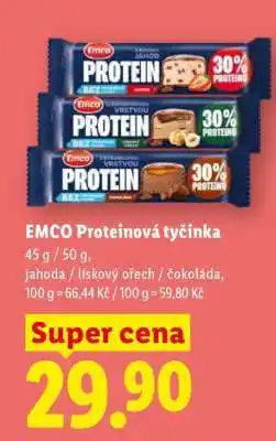 Lidl Emco Proteinová tyčinka nabídka