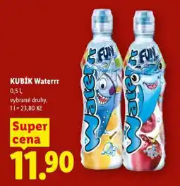 Lidl Kubík Waterrr nabídka