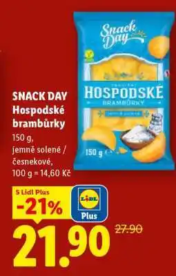Lidl SNACK DAY HOSPODSKÉ BRAMBŮRKY nabídka