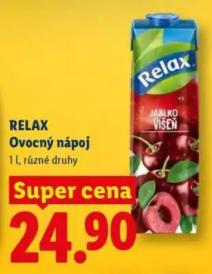 Lidl RELAX ovocný nápoj nabídka
