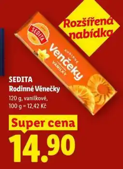 Lidl Sedita Rodinné věnečky nabídka