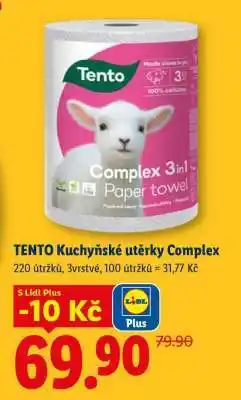 Lidl Tento Kuchyňské utěrky Complex nabídka