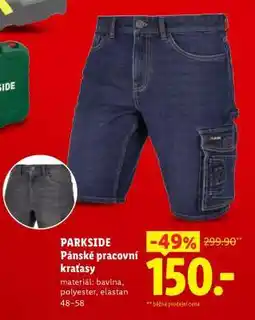 Lidl PARKSIDE Pánské pracovní kraťasy nabídka
