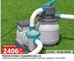 Merkury Market Písková filtrace do bazénů 6056 L/H nabídka