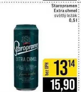 Jip Staropramen Extra chmel světlý ležák nabídka