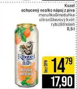 Jip Kozel ochucený nealko nápoj z piva meruňka&meduňka citron bezový květ rybiz&třešeň nabídka