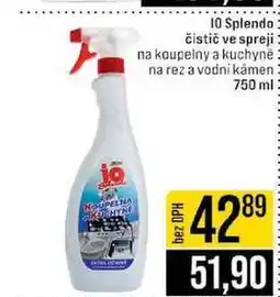 Jip 10 Splendo čistič ve spreji na koupelny a kuchyně na rez a vodní kámen nabídka