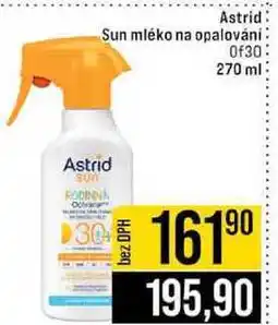Jip Astrid Sun mléko na opalování Of30 nabídka