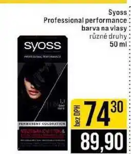 Jip Syoss Professional performance barva na vlasy syoss různé druhy nabídka