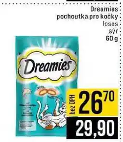 Jip Dreamies pochoutka pro kočky Dreamies losos sýr nabídka