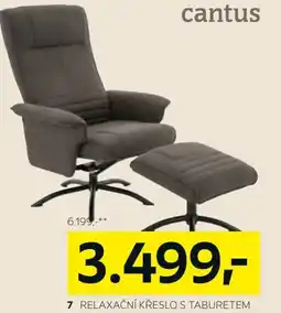 XXXLutz Relaxační křeslo s taburetem nabídka