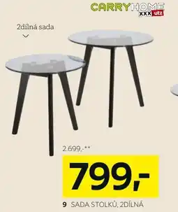 XXXLutz Sada stolků, 2dílná nabídka