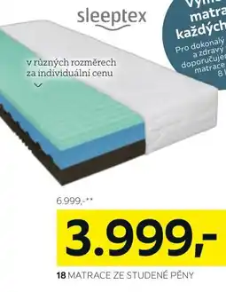 XXXLutz Matrace ze studené pěny nabídka