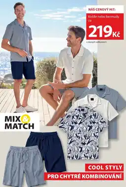 NKD Košile nebo bermudy nabídka