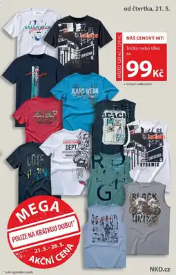 NKD Tričko nebo tílko nabídka