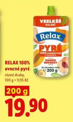 Lidl Relax 100% Ovocné Pyré nabídka