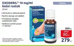 Benu EXODERIL® 10 mg/ml kožní roztok nabídka